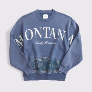 Scenic Rocky Mountains Vintage Sunday Crew